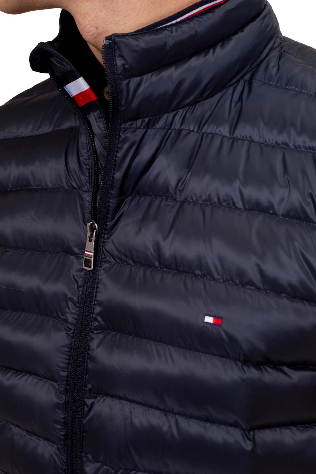 TOMMY HILFIGER - Men's foldable and water-repellent sleeveless down jacket - Size XXL-6