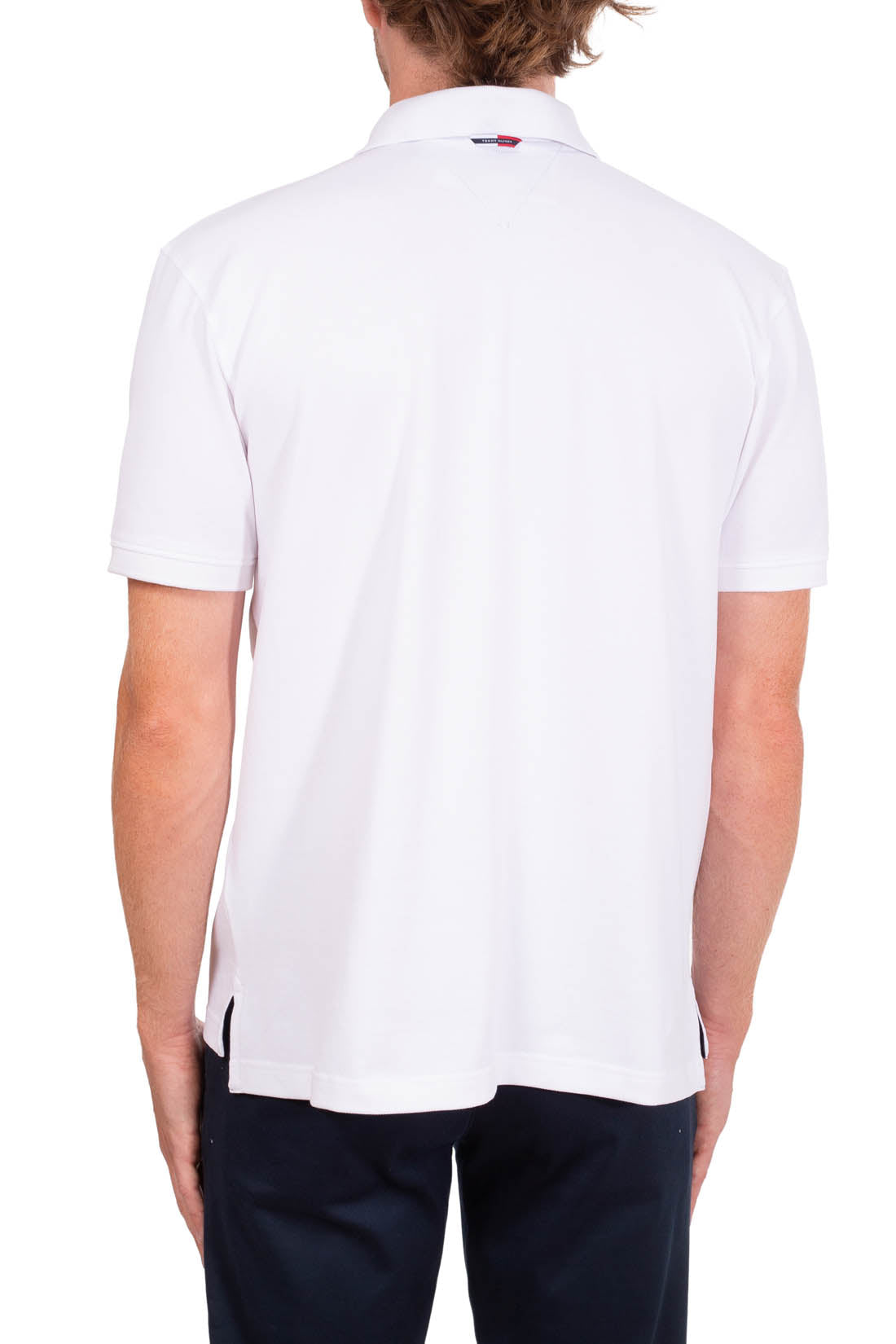 TOMMY HILFIGER - Men's wavy flag polo shirt-6