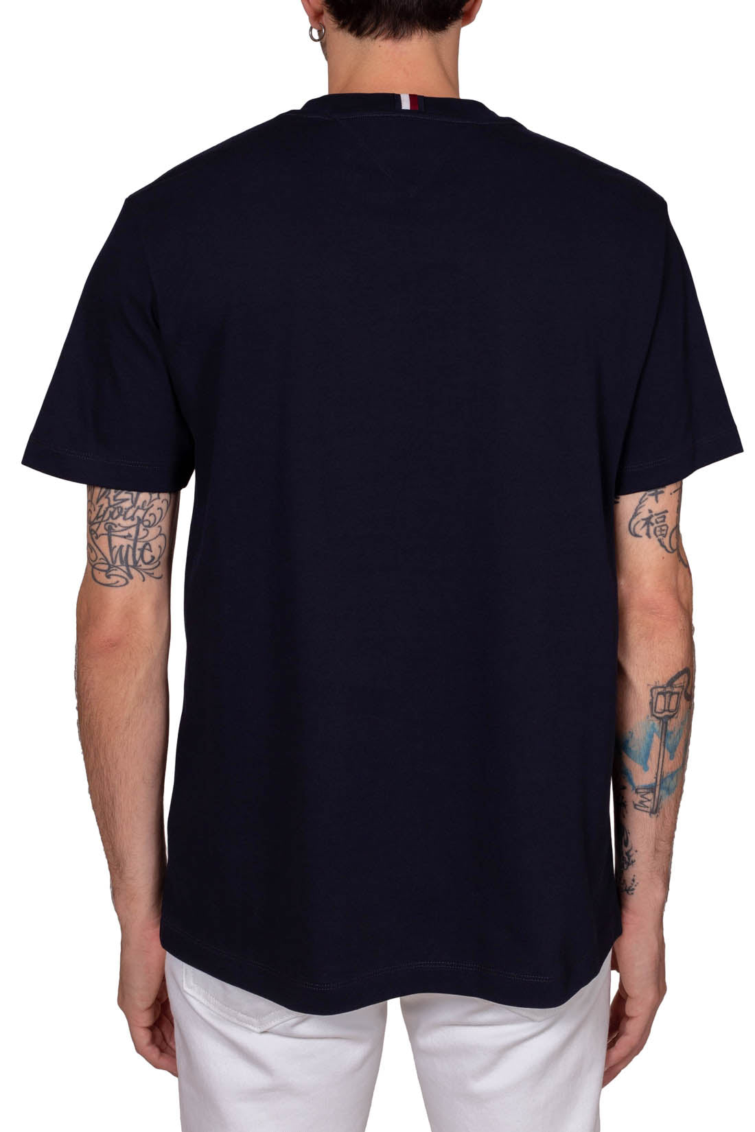 TOMMY HILFIGER - Men's relaxed T-shirt with bold logo  - Size L-2