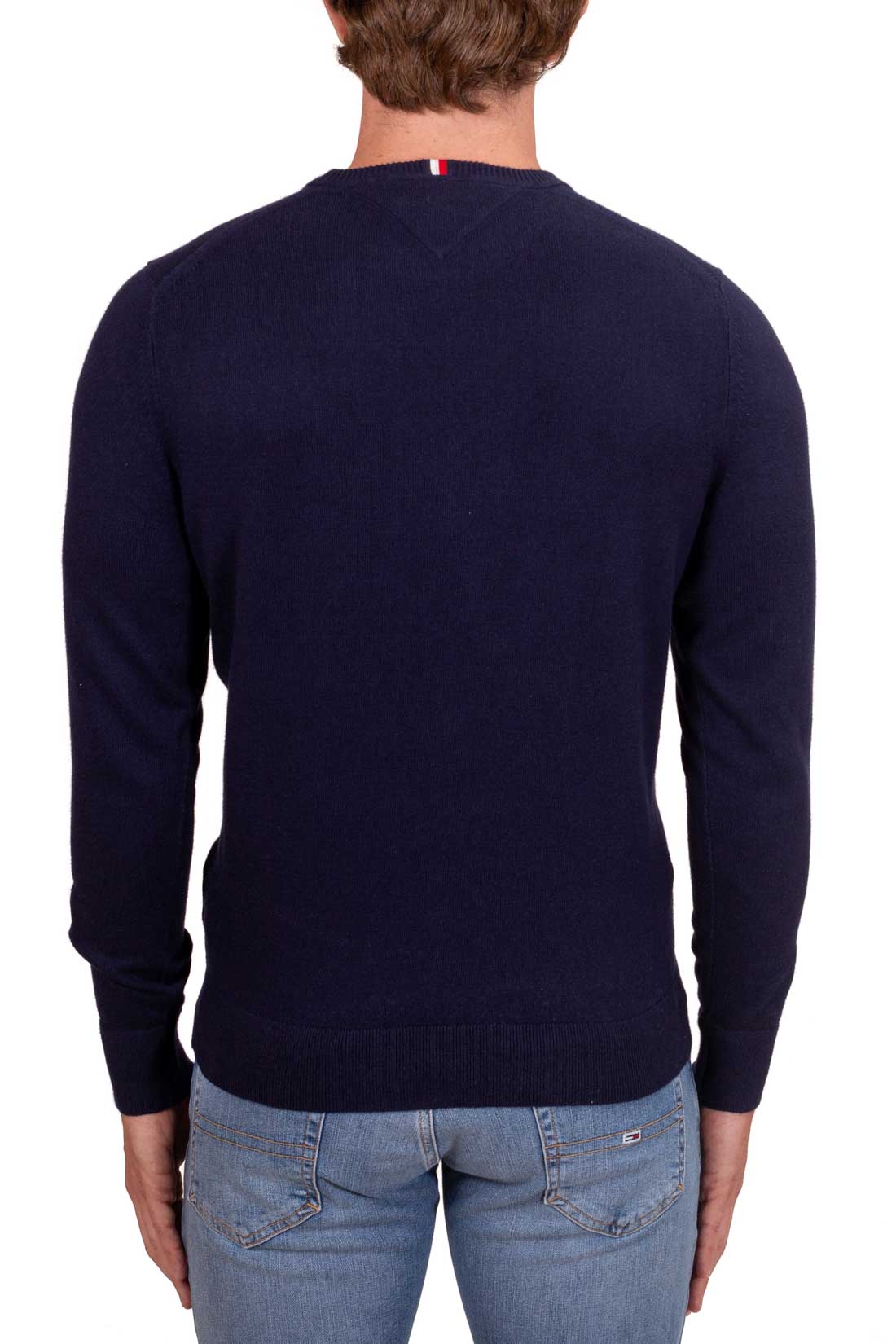 TOMMY HILFIGER - Men's cashmere blend sweater with logo  - Size XL-2