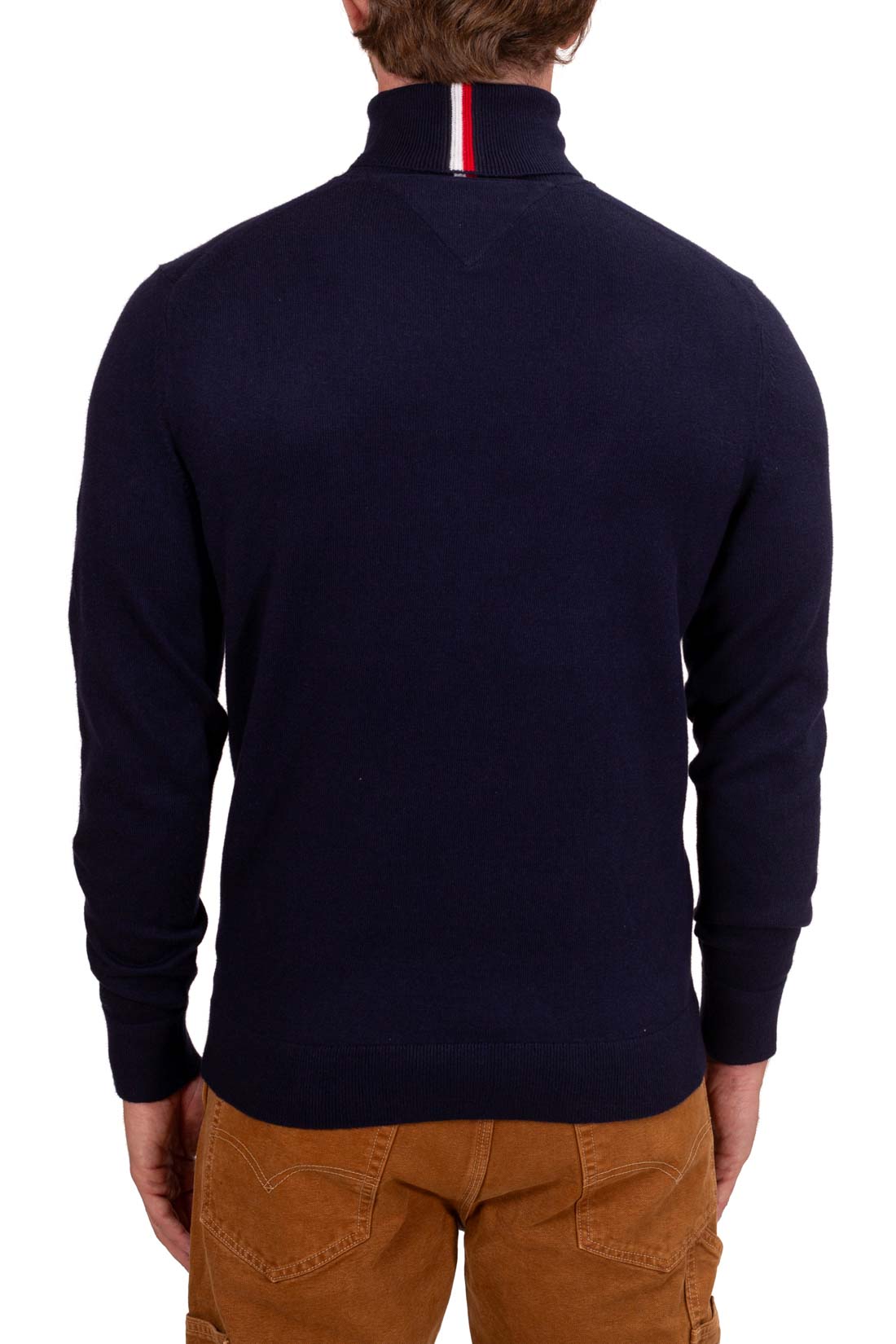 TOMMY HILFIGER - Men's turtleneck sweater in cashmere blend  - Size XXL