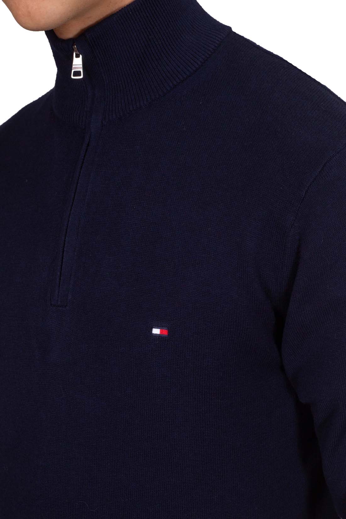 TOMMY HILFIGER - Men's cashmere blend sweater with zip  - Size XL-4