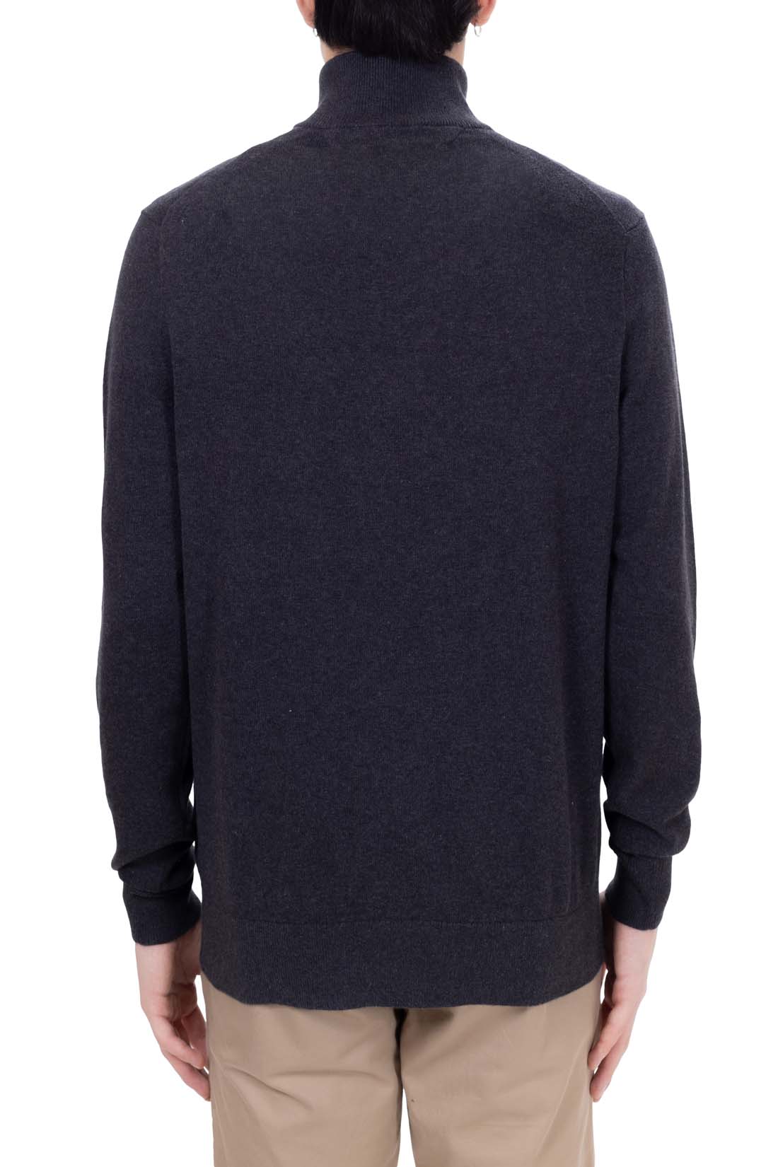 TOMMY HILFIGER - Men's cashmere blend sweater with zip-14