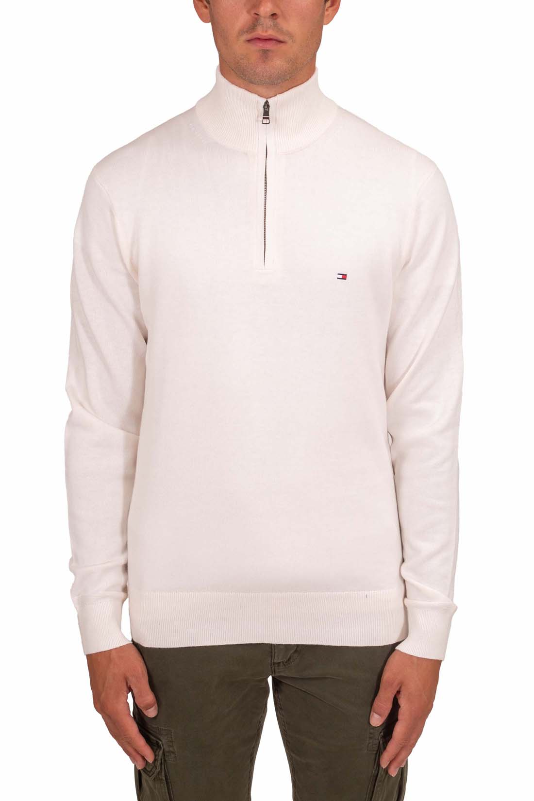 TOMMY HILFIGER - Men's cashmere blend sweater with zip  - Size XL-1