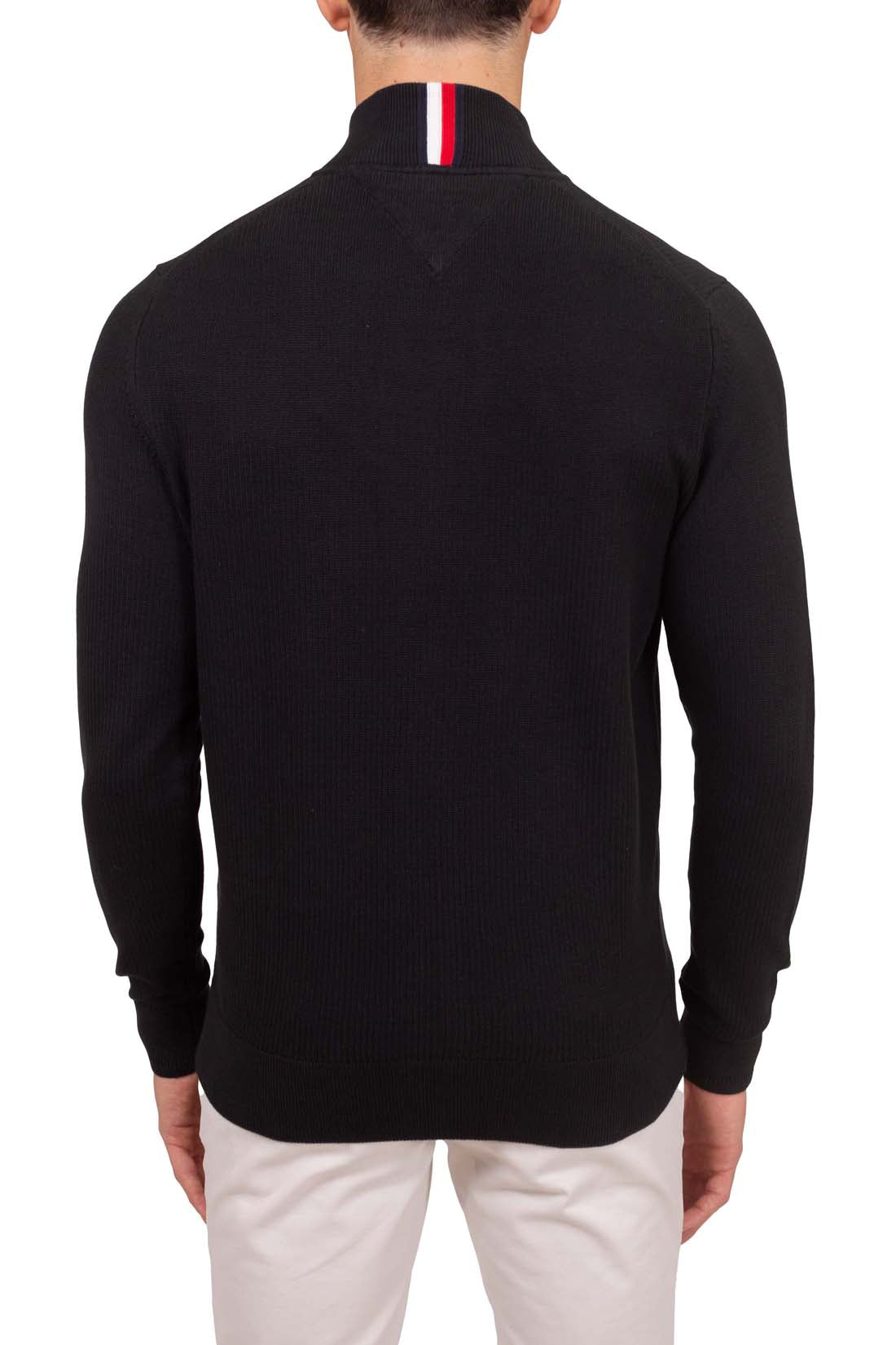 TOMMY HILFIGER - Men's regular sweater with zip  - Size XL-2
