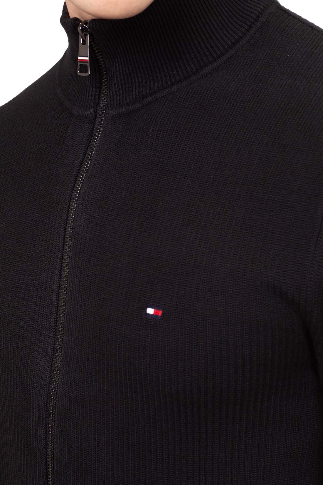 TOMMY HILFIGER - Men's regular sweater with zip  - Size XL-0