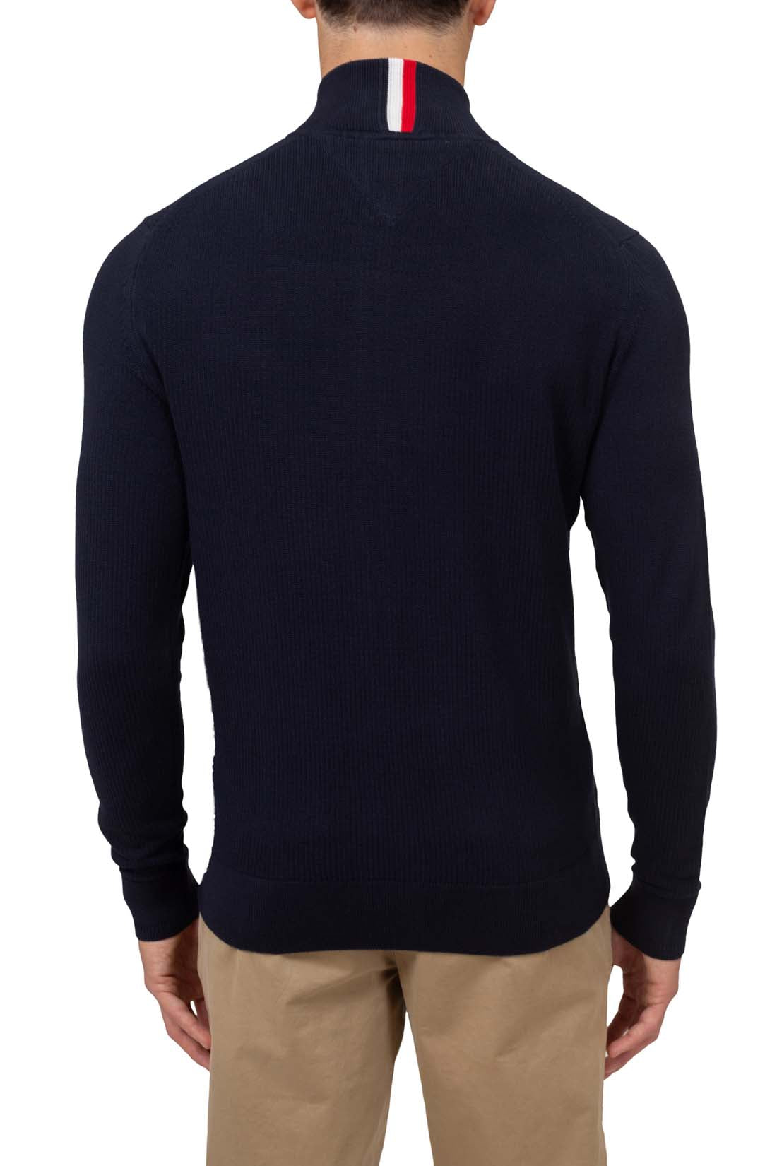 TOMMY HILFIGER - Men's regular sweater with zip  - Size XL-26