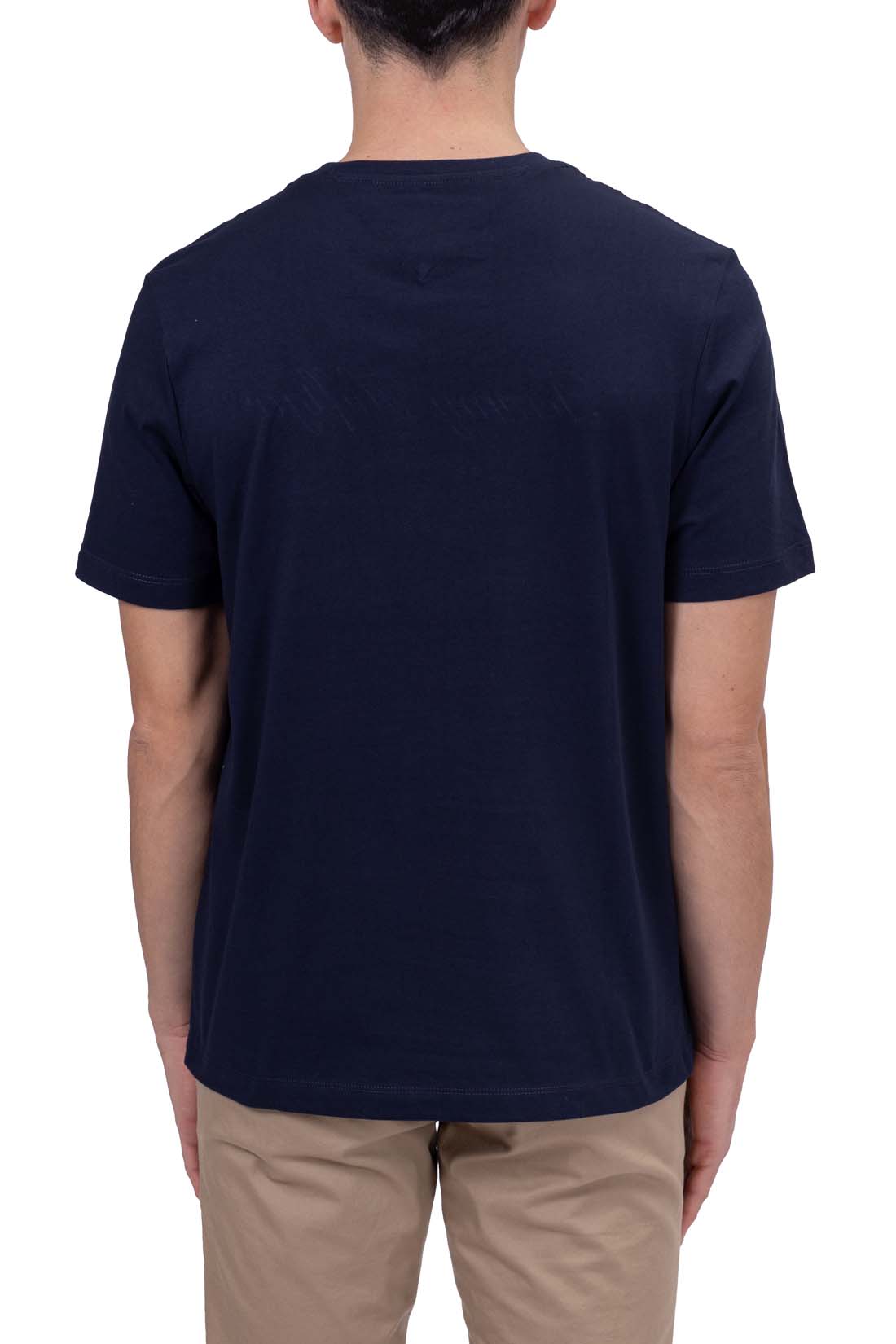 TOMMY HILFIGER - Men's regular T-shirt with embroidered logo  - Size XXL-2