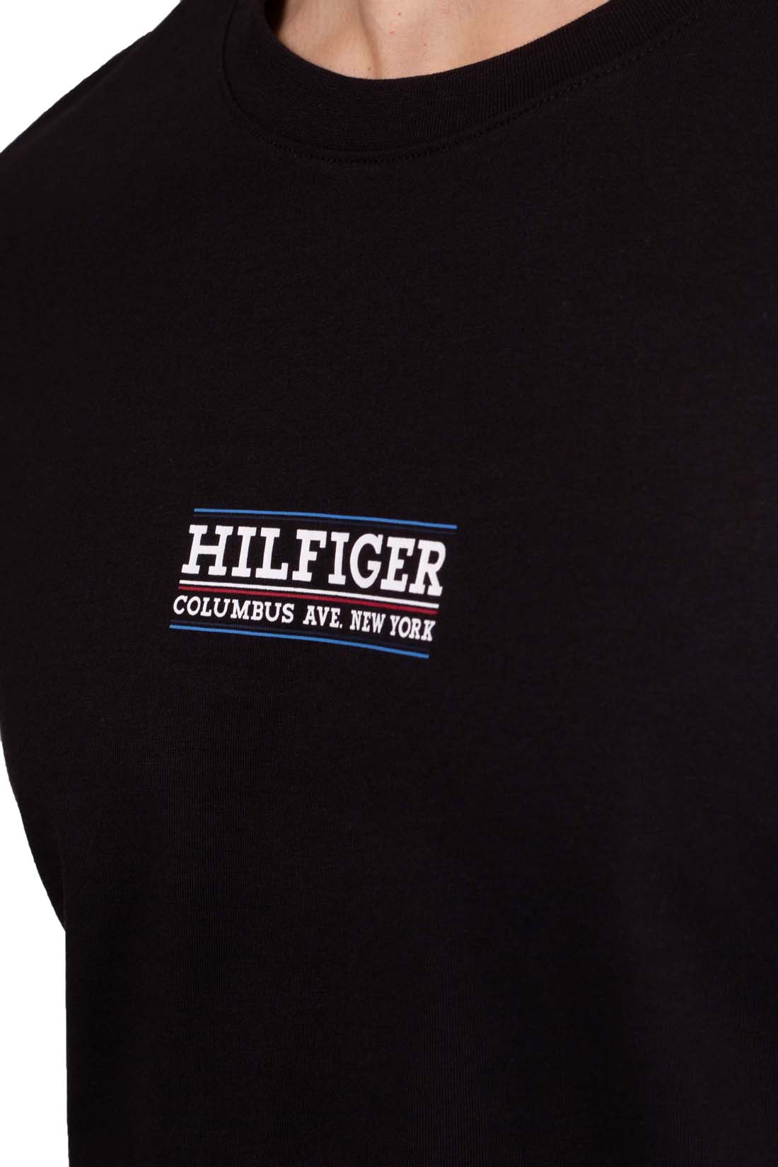 TOMMY HILFIGER - Men's slim T-shirt with printed logo-12