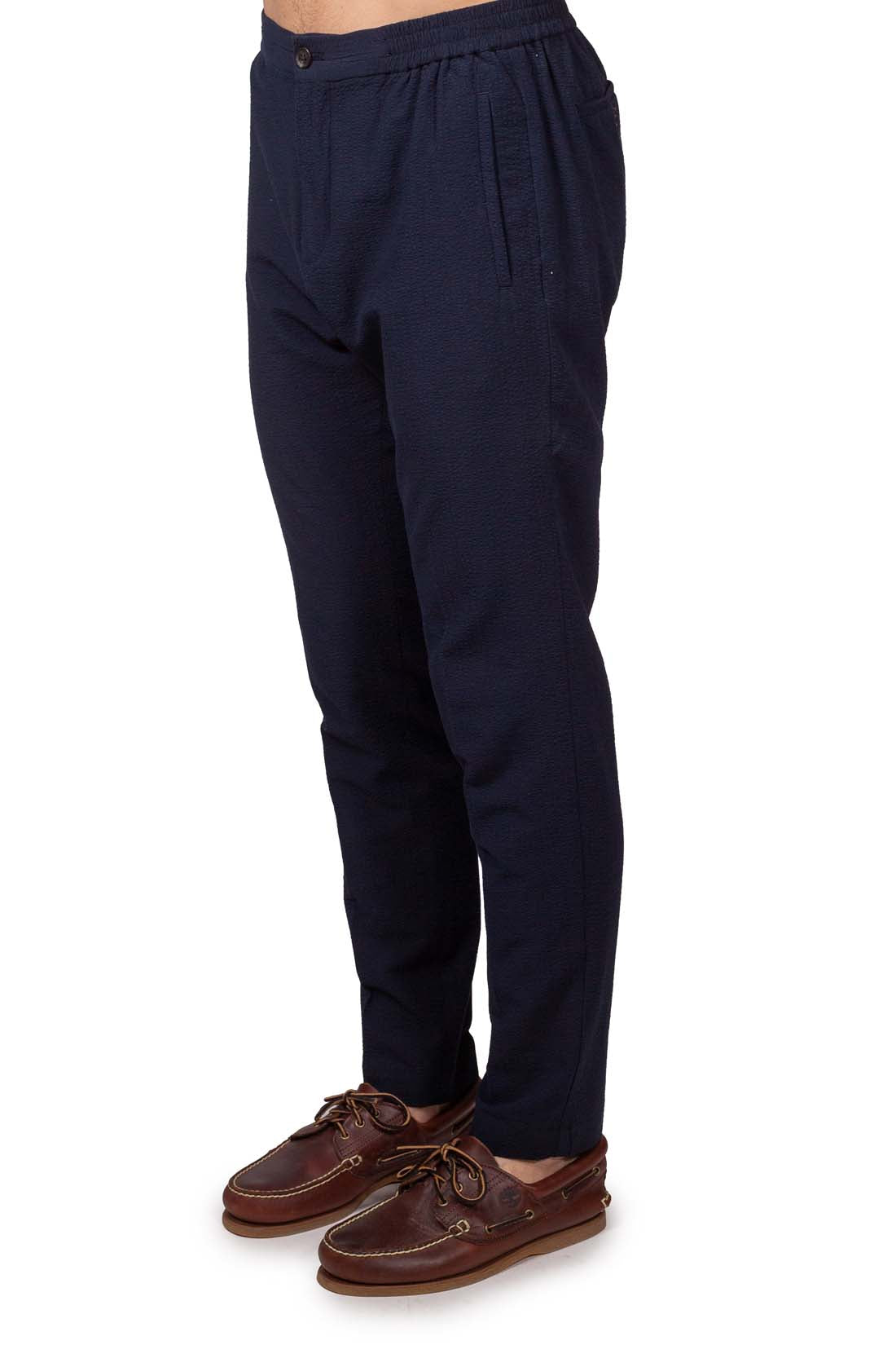 TOMMY HILFIGER - Men's seersucker Harlem chino trousers-3