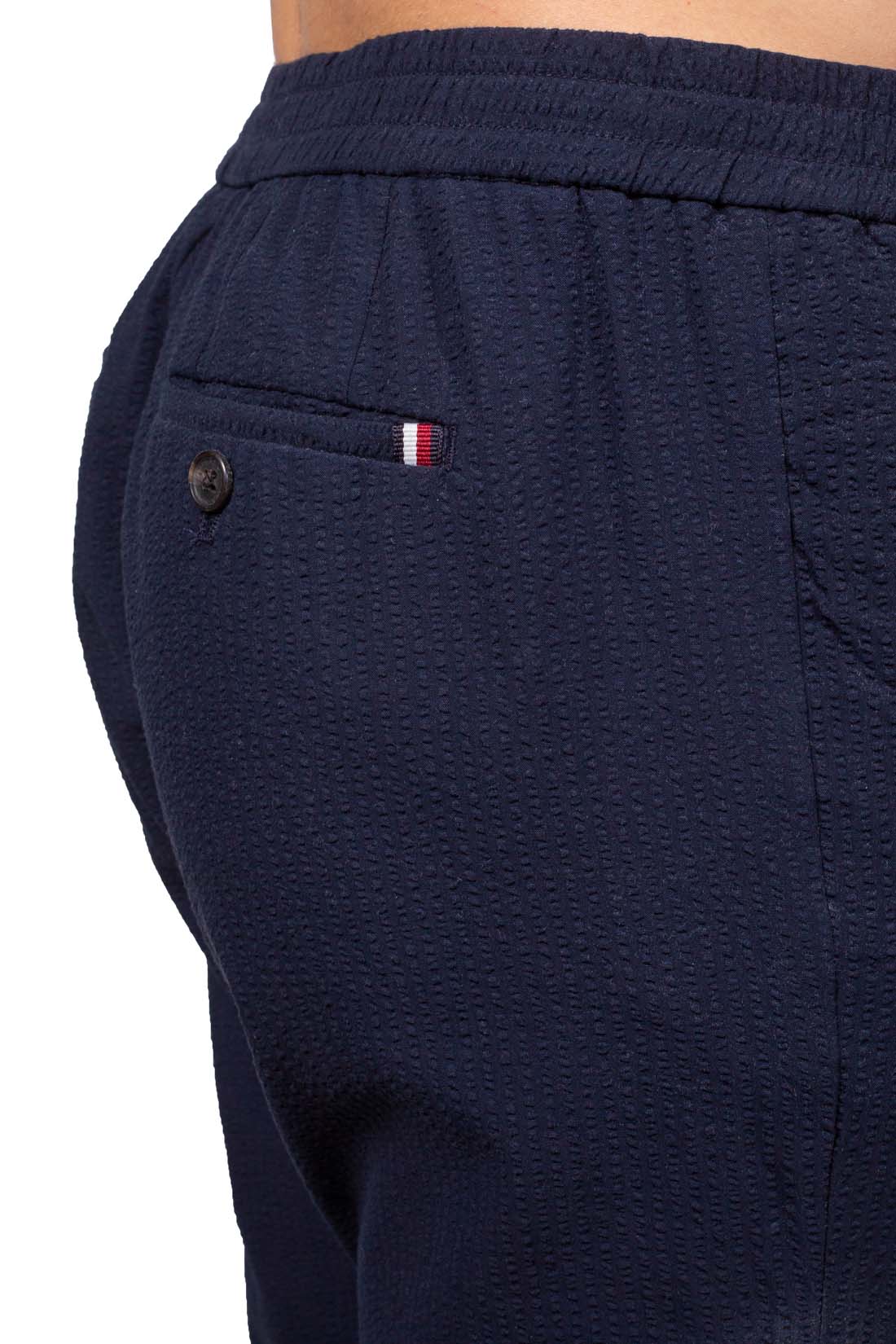 TOMMY HILFIGER - Men's seersucker Harlem chino trousers-0