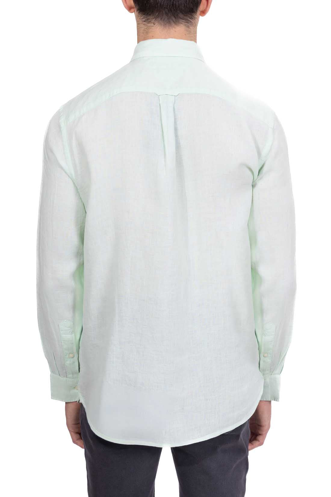TOMMY HILFIGER - Men's regular linen shirt  - Size XXL-10