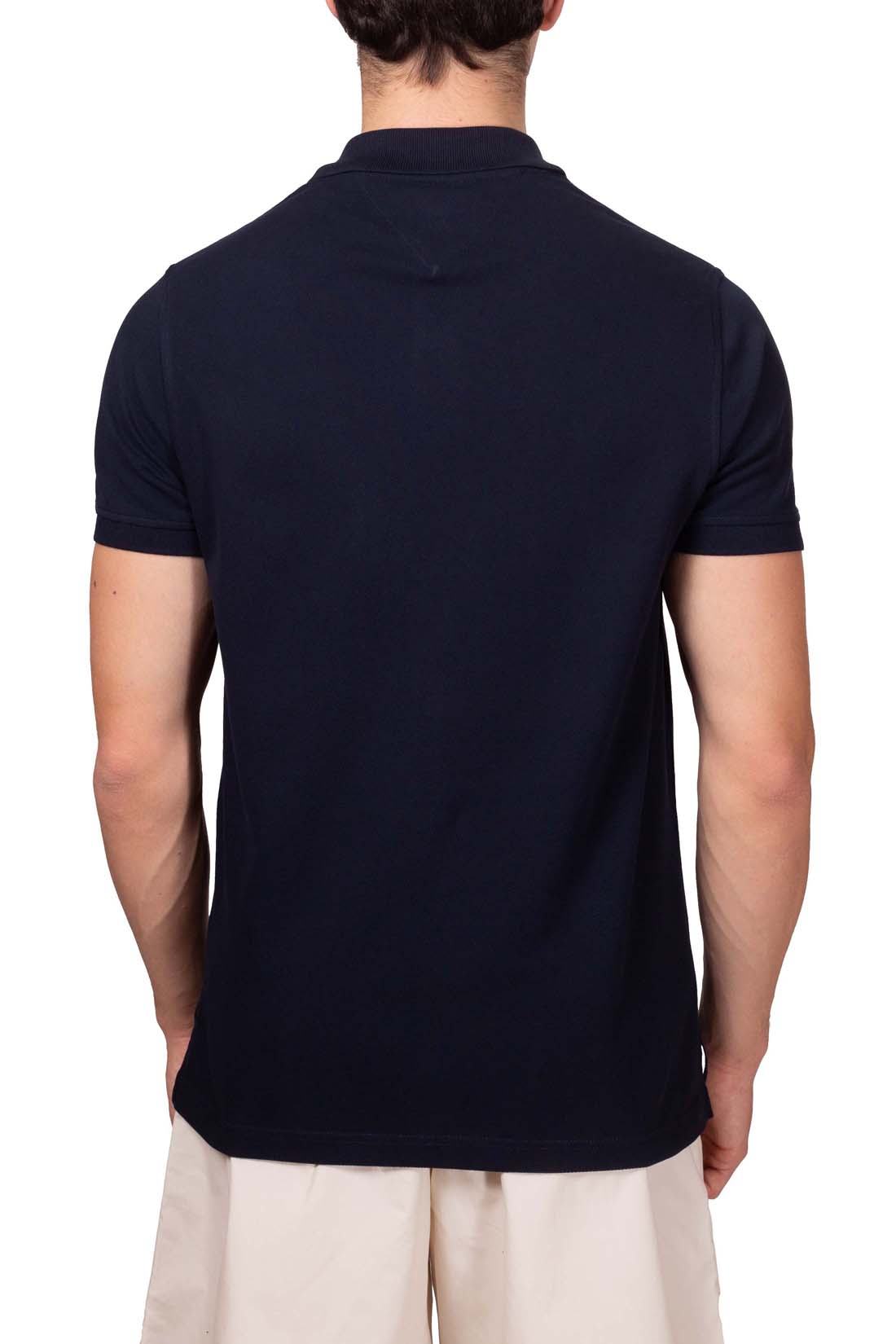 TOMMY HILFIGER - Men's polo shirt with logo placket  - Size L-26