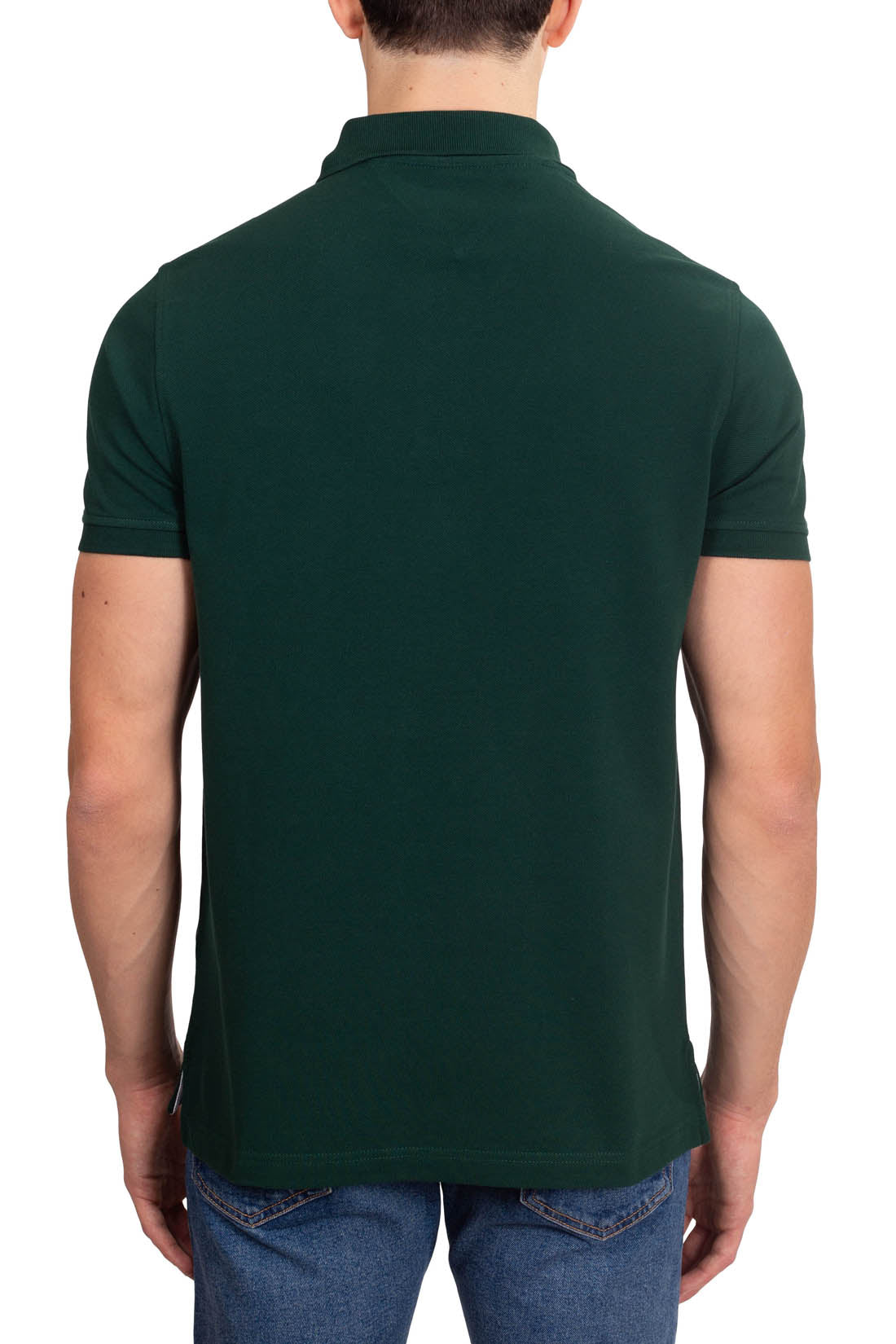 TOMMY HILFIGER - Men's polo shirt with logo placket  - Size L-2