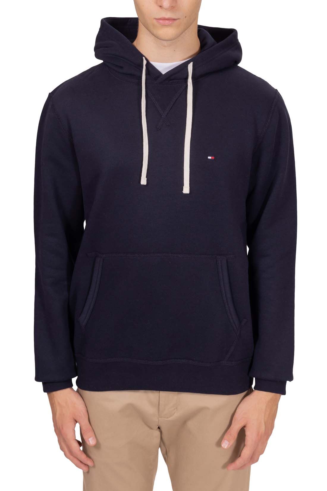 TOMMY HILFIGER - Men's winter hoodie with logo  - Size XXL-43