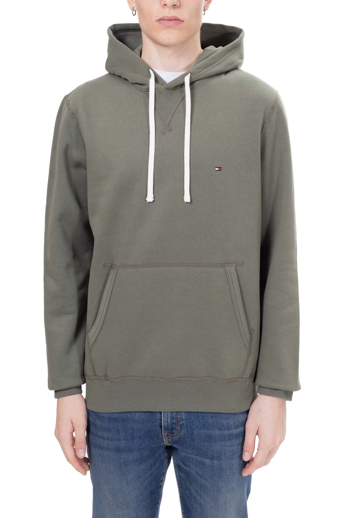 TOMMY HILFIGER - Men's winter hoodie with logo  - Size XXL-79