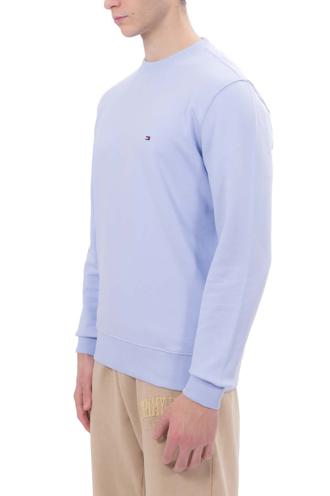 TOMMY HILFIGER - Men's summer crewneck sweatshirt with logo  - Size XL-57