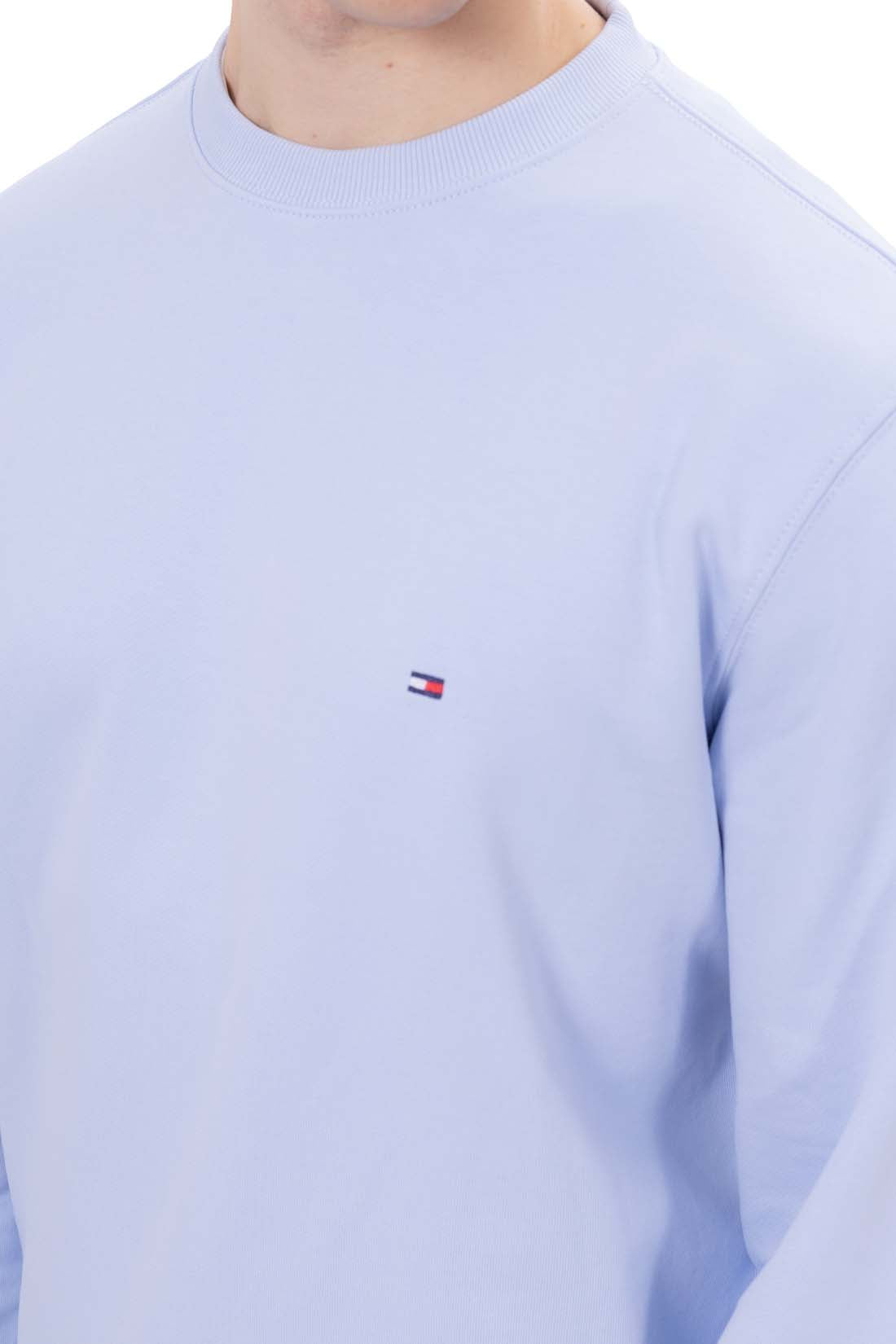 TOMMY HILFIGER - Men's summer crewneck sweatshirt with logo  - Size XL-52