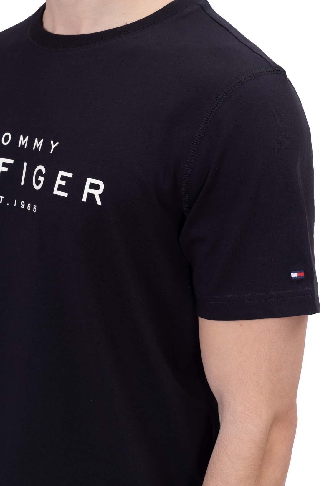 TOMMY HILFIGER - Men's regular T-shirt with printed logo  - Size 3XL-4