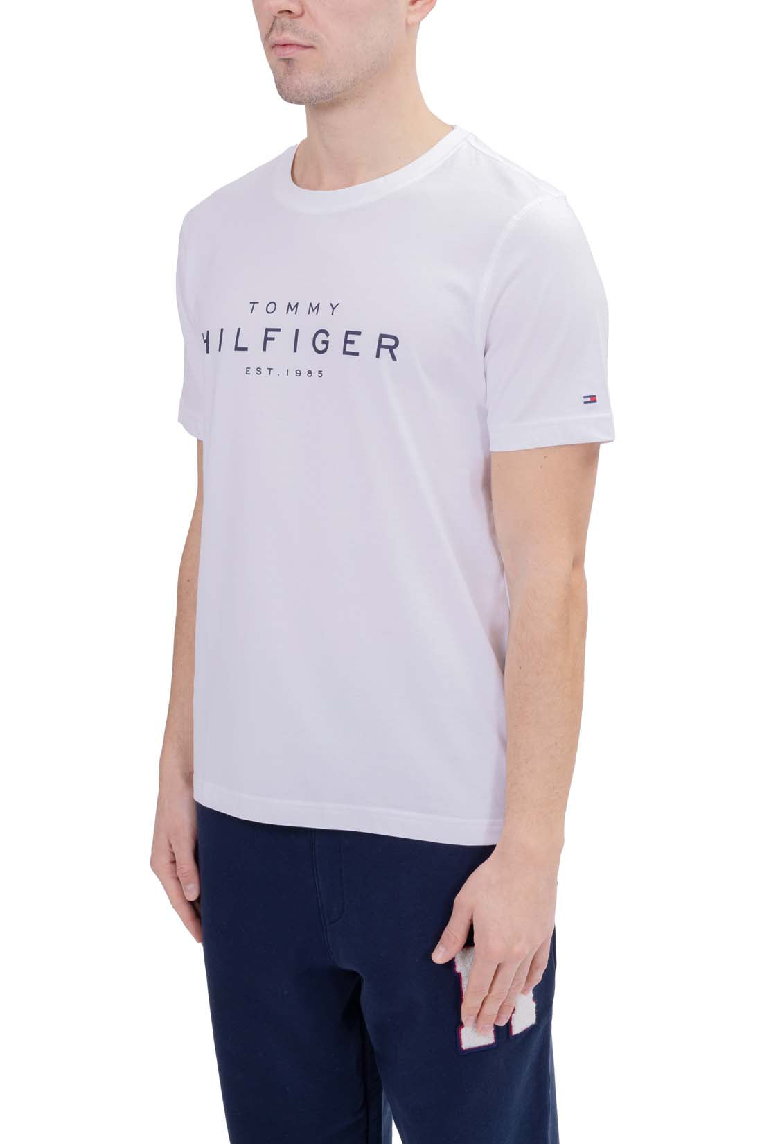 TOMMY HILFIGER - Men's regular T-shirt with printed logo  - Size 3XL-31