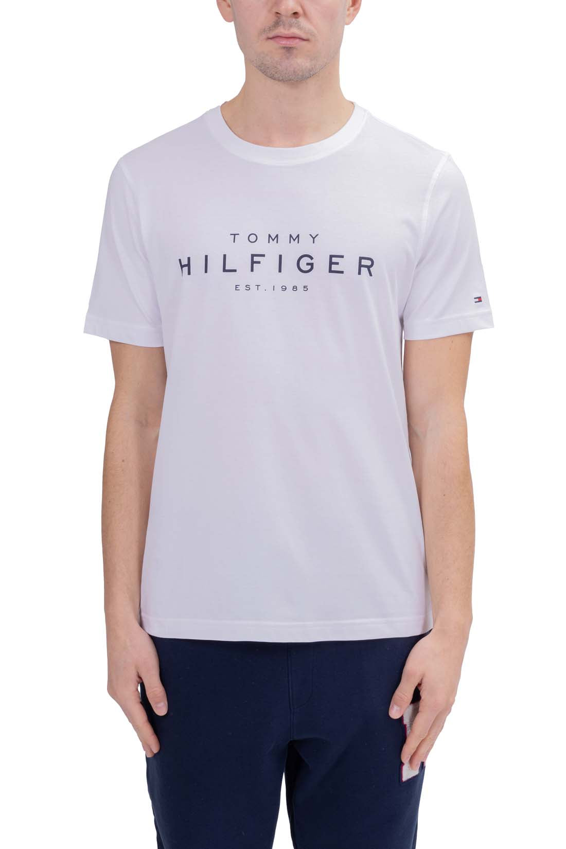 TOMMY HILFIGER - Men's regular T-shirt with printed logo  - Size 3XL-33