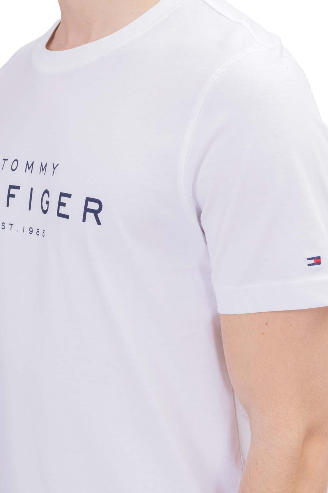 TOMMY HILFIGER - Men's regular T-shirt with printed logo  - Size 3XL-30
