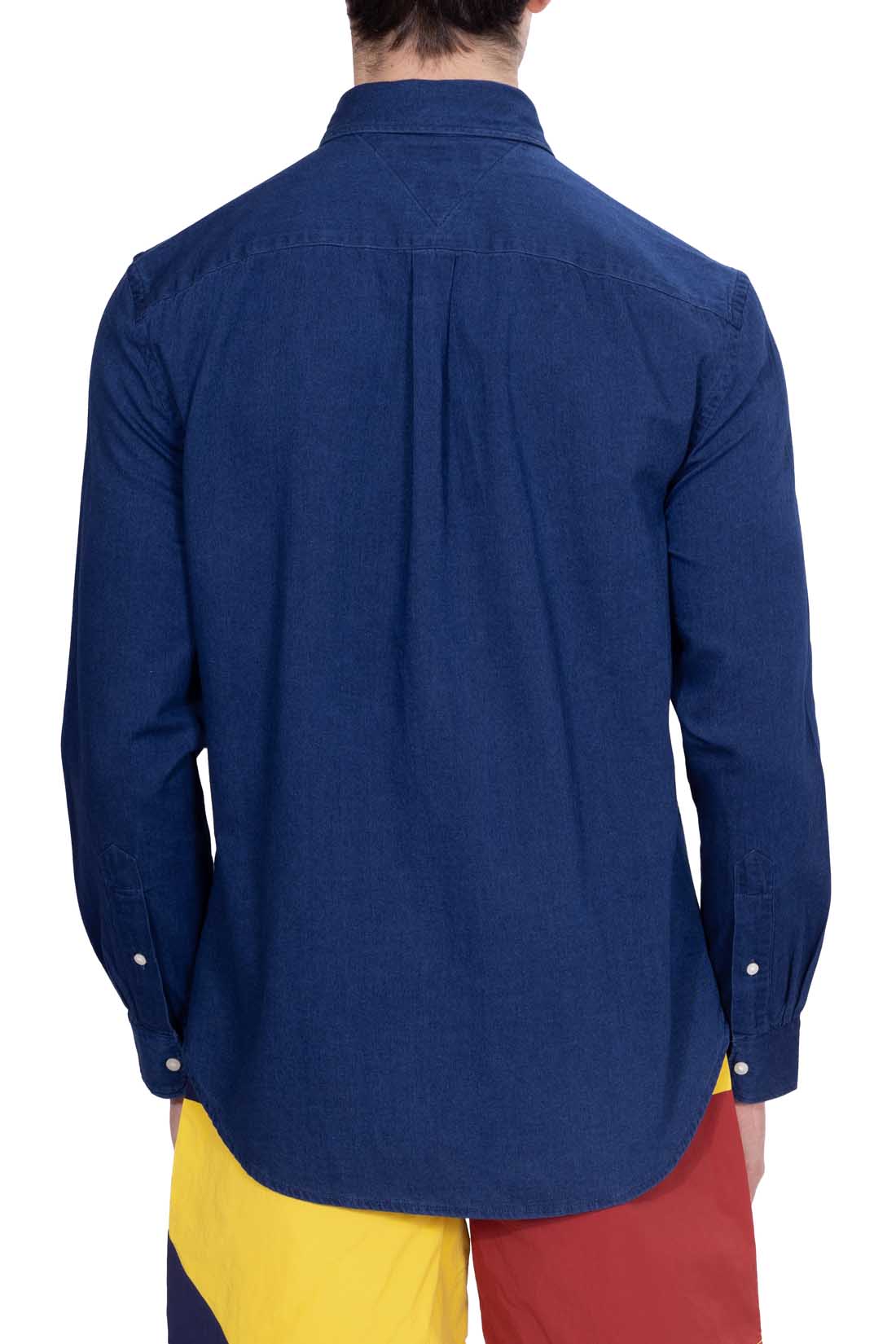 TOMMY HILFIGER - Men's regular chambray shirt  - Size 3XL-10