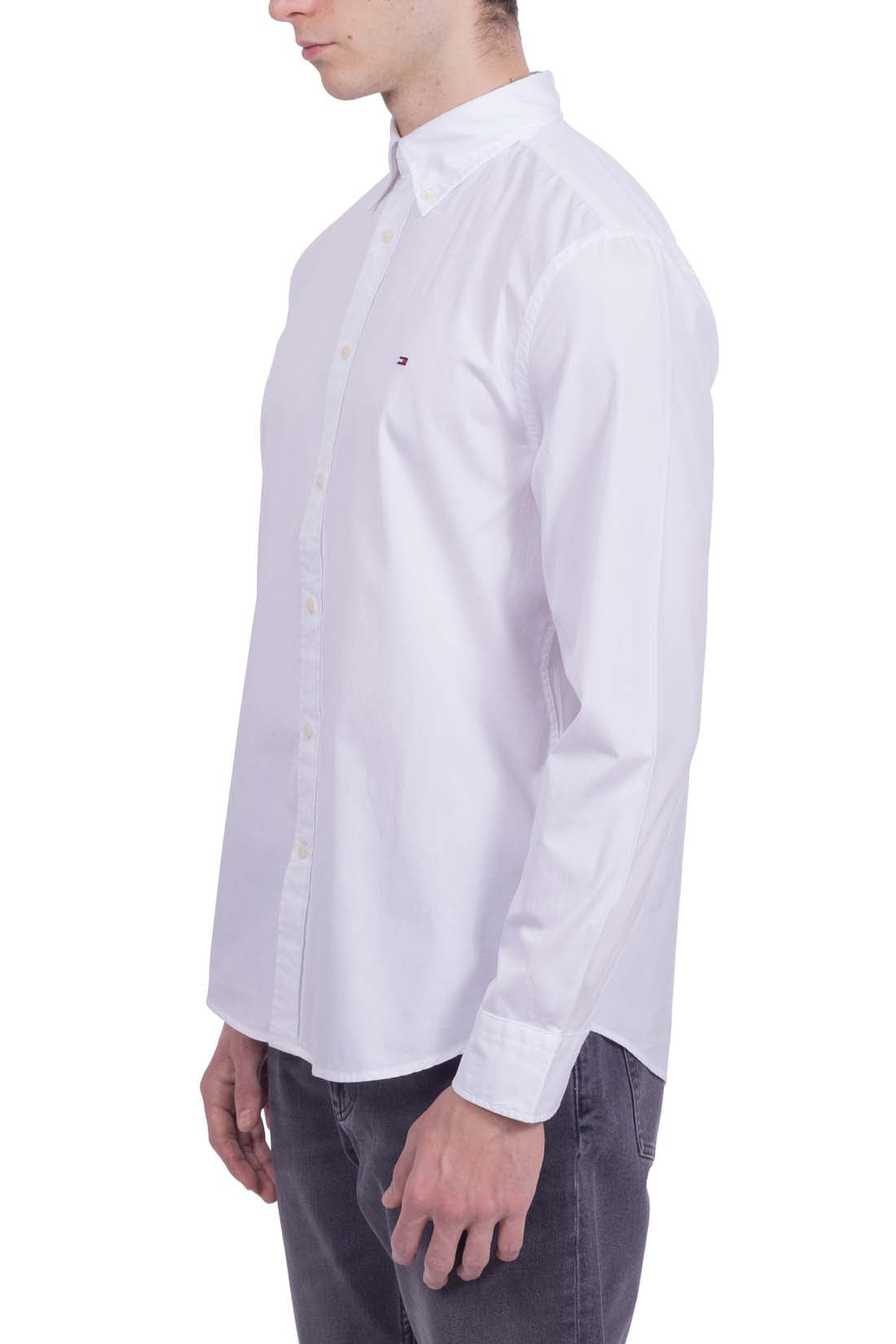 TOMMY HILFIGER - Men's regular poplin shirt  - Size XXL