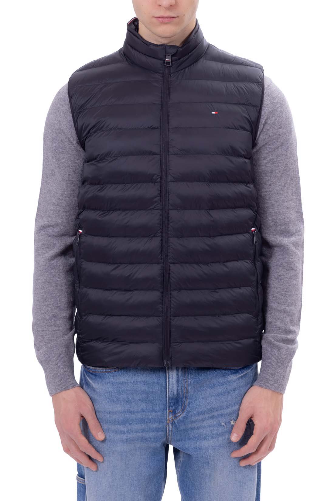 TOMMY HILFIGER - Men's sleeveless jacket in recycled nylon  - Size XL