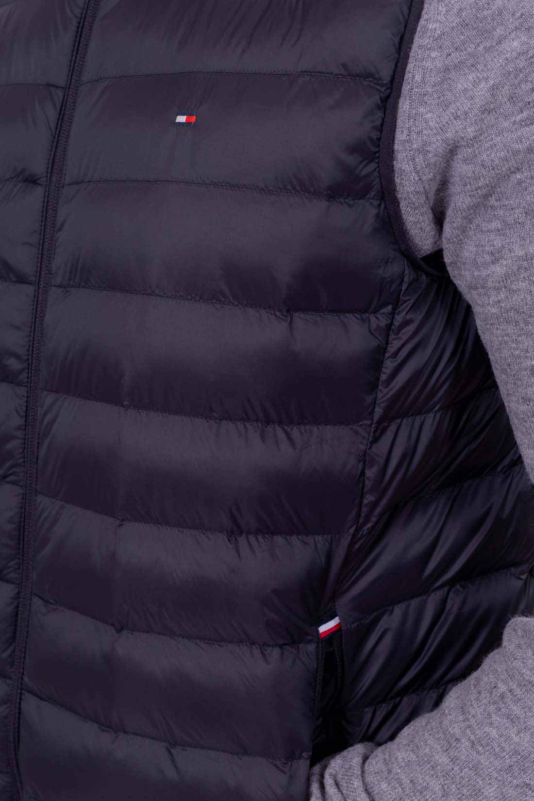 TOMMY HILFIGER - Men's sleeveless jacket in recycled nylon  - Size XL