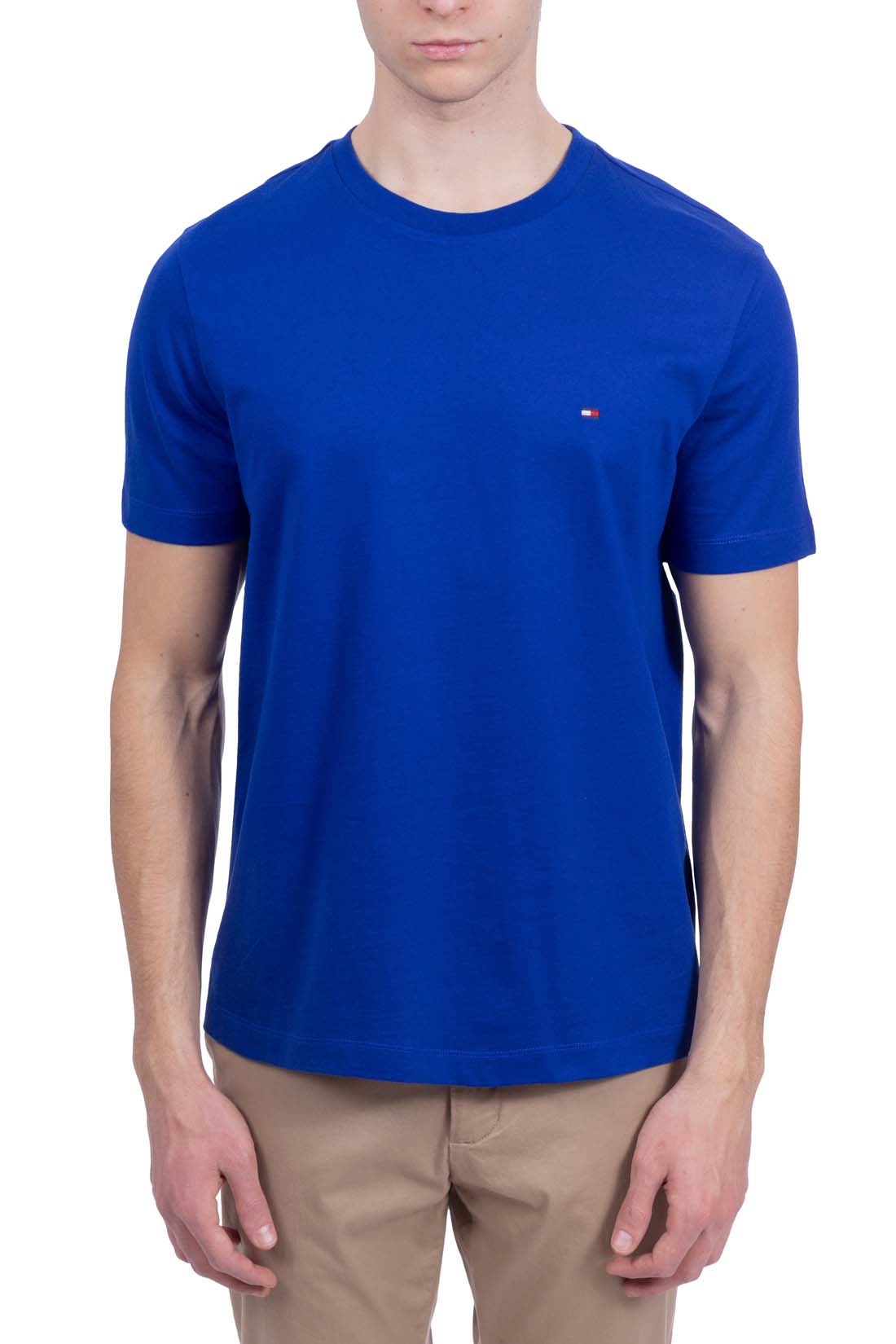 TOMMY HILFIGER - Men's T-shirt in recycled cotton  - Size 3XL-3