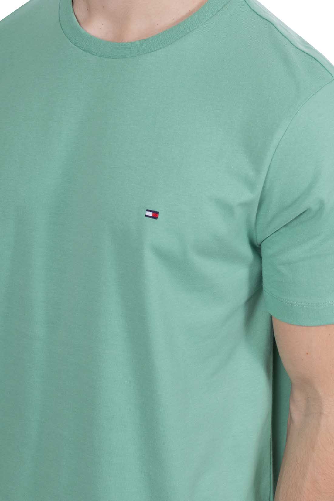 TOMMY HILFIGER - Men's T-shirt in recycled cotton  - Size 3XL-4