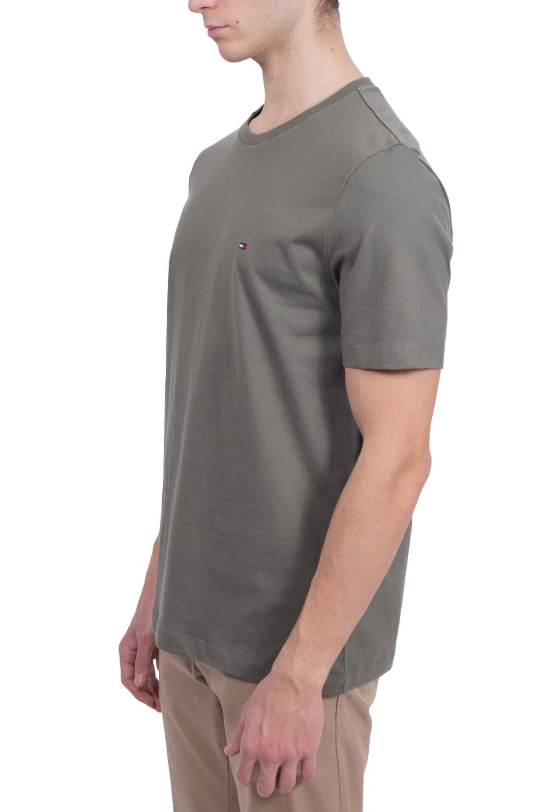 TOMMY HILFIGER - Men's T-shirt in recycled cotton  - Size 3XL-9
