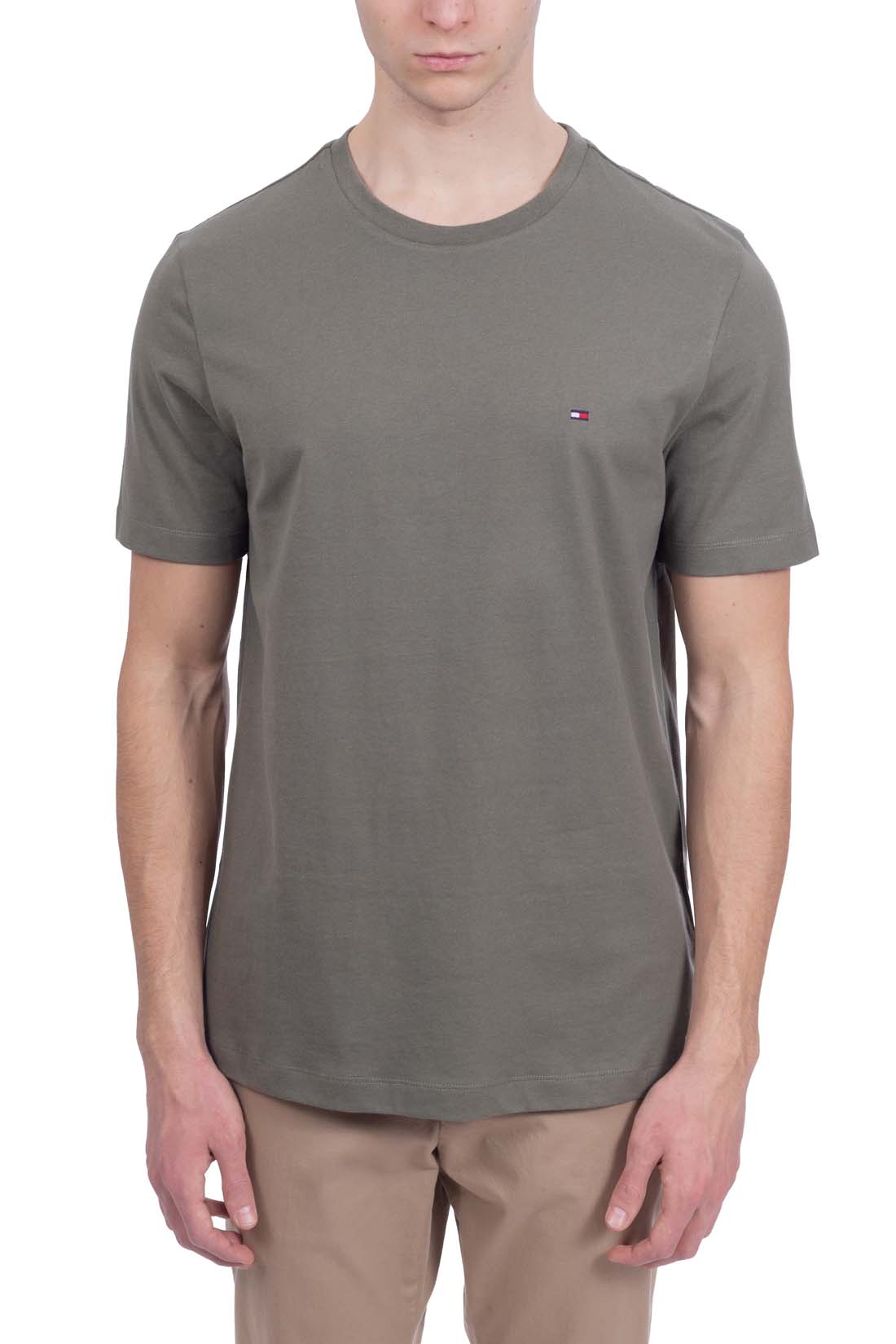 TOMMY HILFIGER - Men's T-shirt in recycled cotton  - Size 3XL-11