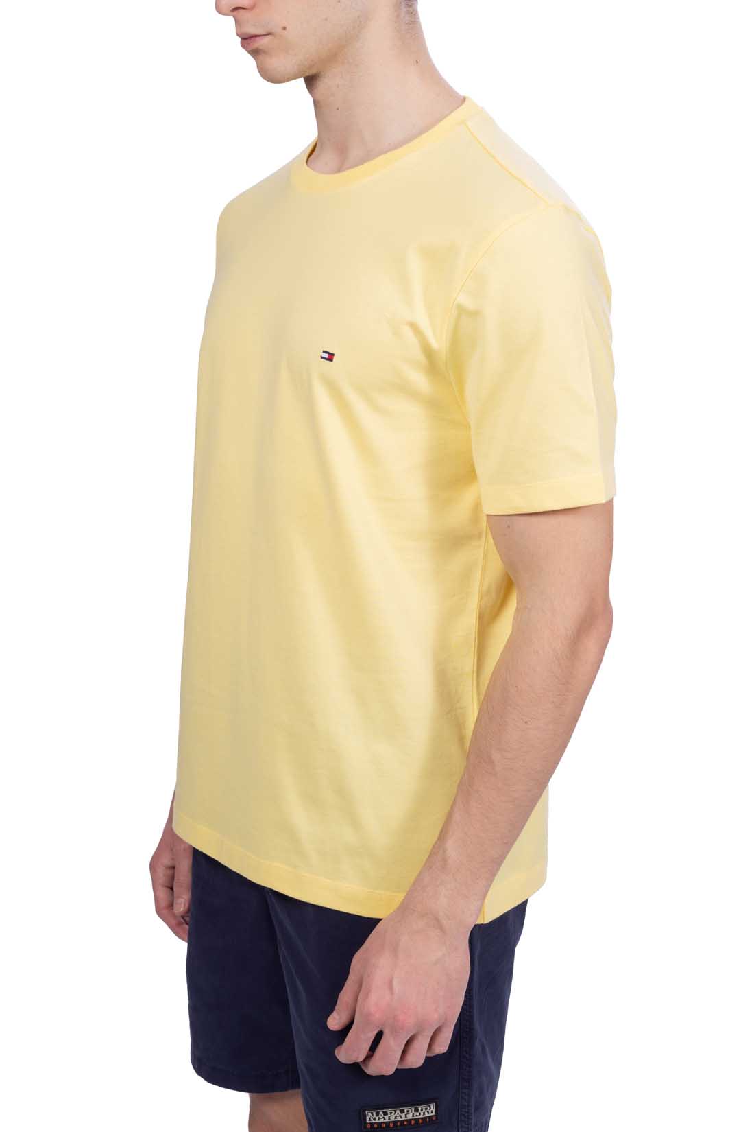 TOMMY HILFIGER - Men's T-shirt in recycled cotton-5