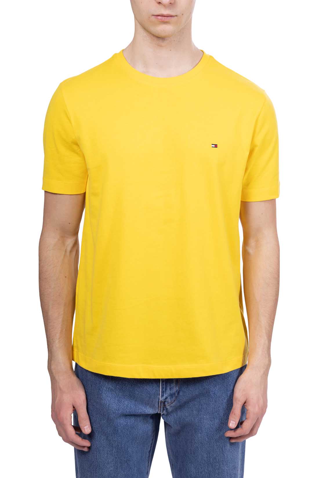 TOMMY HILFIGER - Men's T-shirt in recycled cotton  - Size 3XL-19