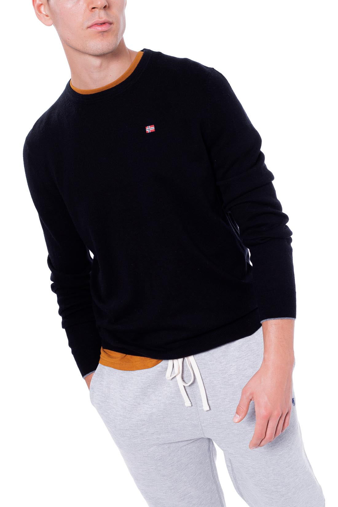 NAPAPIJRI - Men's fine wool crewneck sweater-5