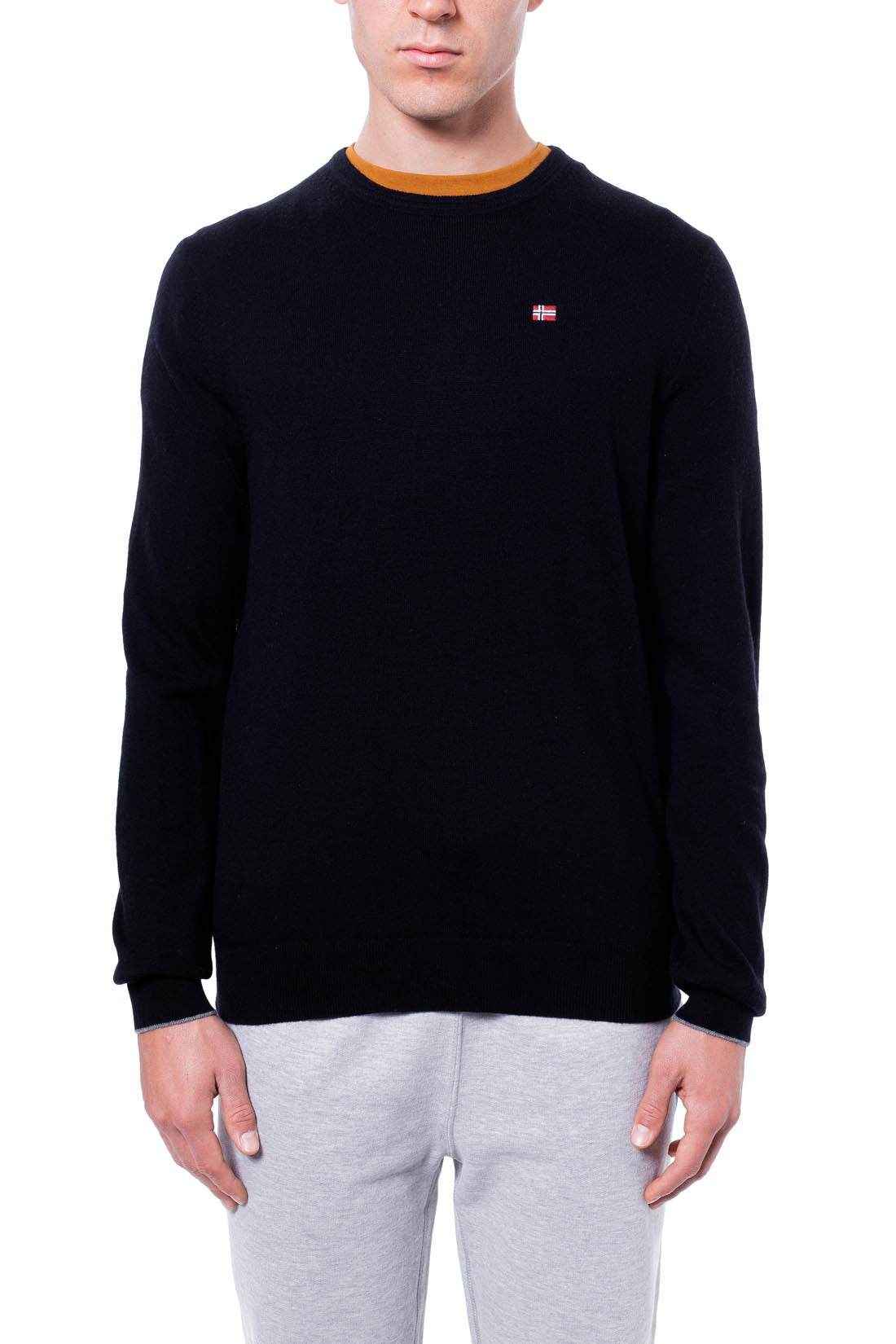 NAPAPIJRI - Men's fine wool crewneck sweater-3