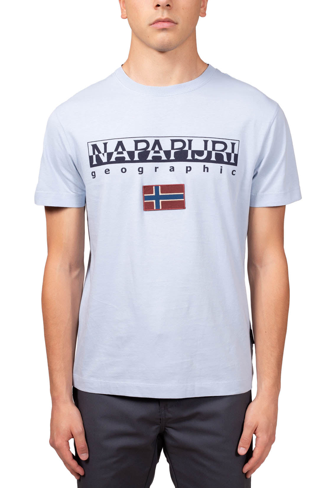 NAPAPIJRI - Men's essential signature T-shirt-1