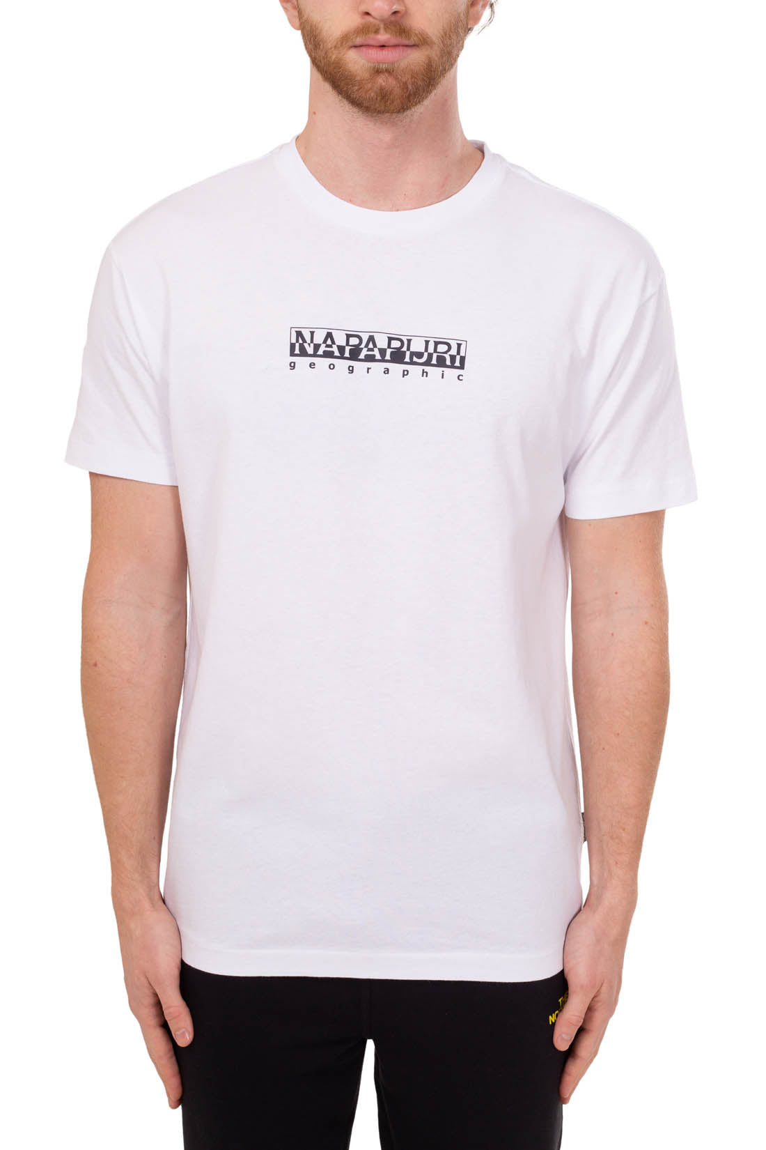 NAPAPIJRI - T-shirt uomo basic con logo  - Taglia XXL-5