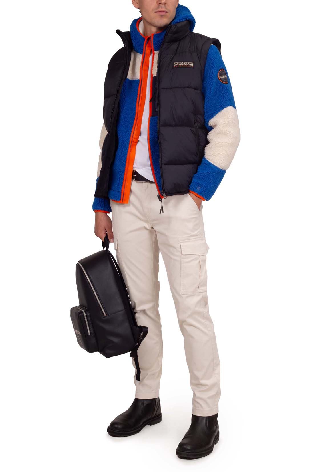NAPAPIJRI - Men's sleeveless logo jacket-4