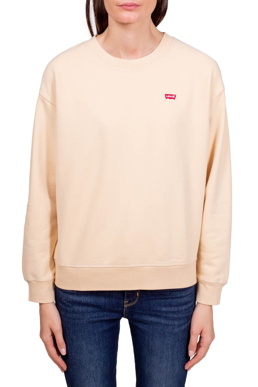 LEVI'S - Women's regular basic  logo sweatshirt - Size XS-1