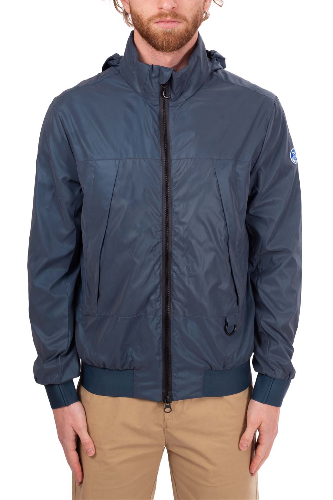 NORTH SAILS - Men's iridescent bomber jacket with logo-13