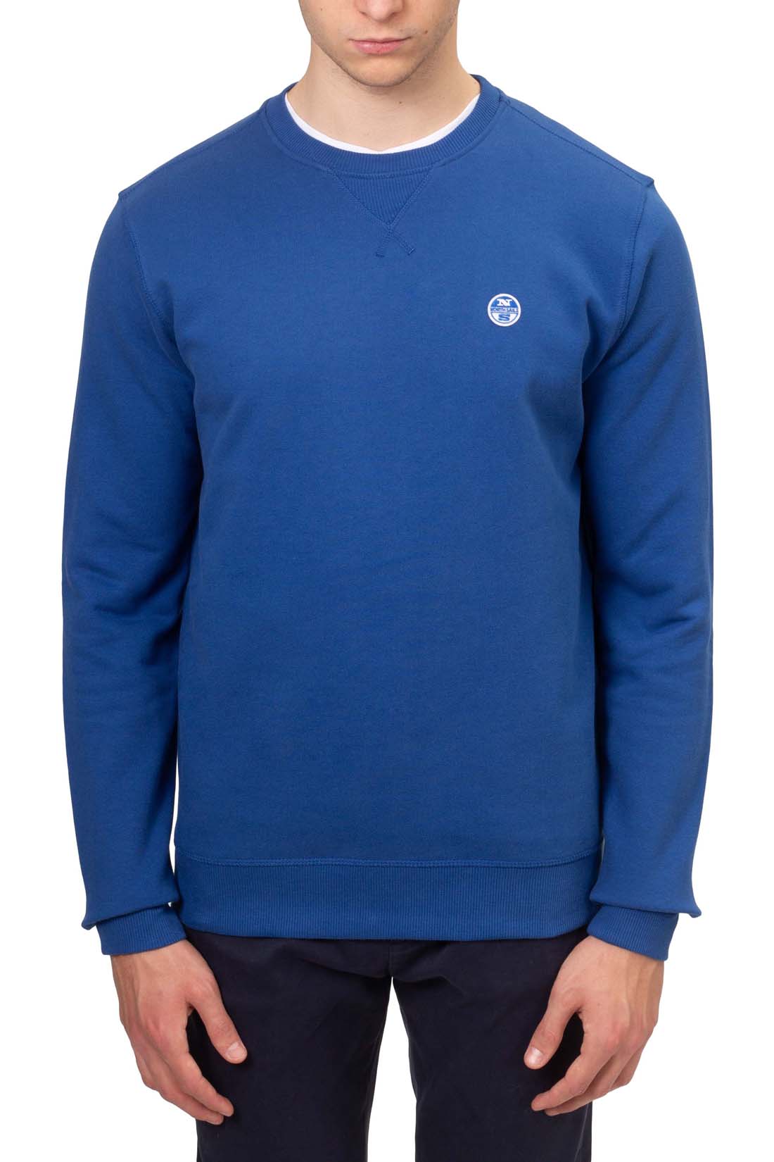 NORTH SAILS - Men's winter crewneck sweatshirt with logo  - Size 3XL-1