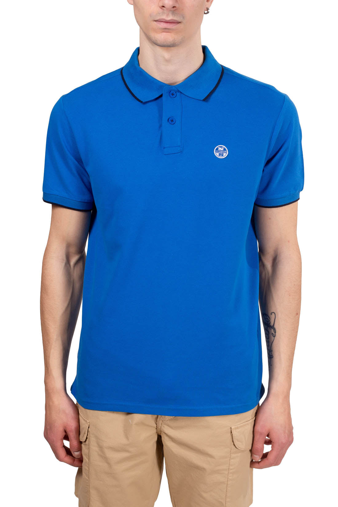 NORTH SAILS - Men's polo shirt with spoken collar-17