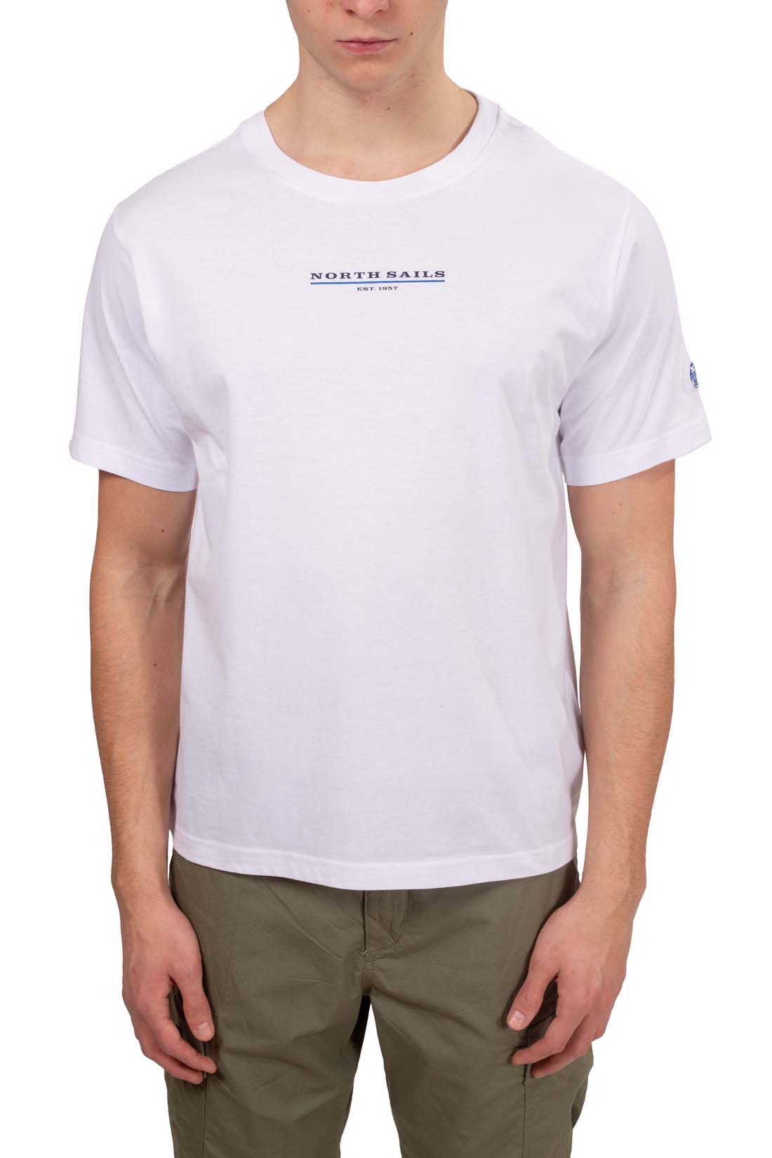 NORTH SAILS - Men's T-shirt with linear logo  - Size 3XL-21