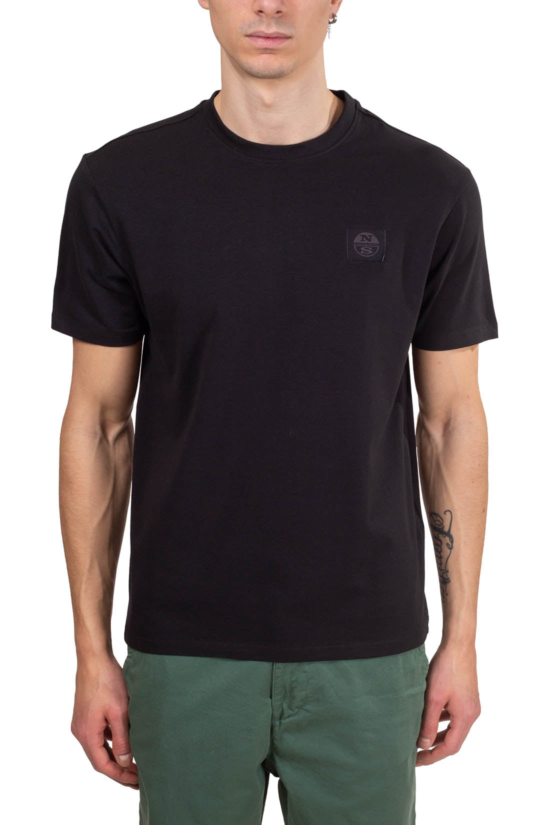 NORTH SAILS - Men's T-shirt with patch logo  - Size XXL-5