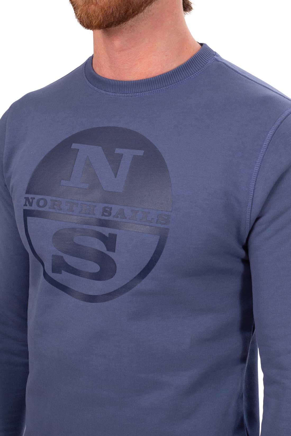 NORTH SAILS - Men's crewneck sweatshirt with logo  - Size XXL-5