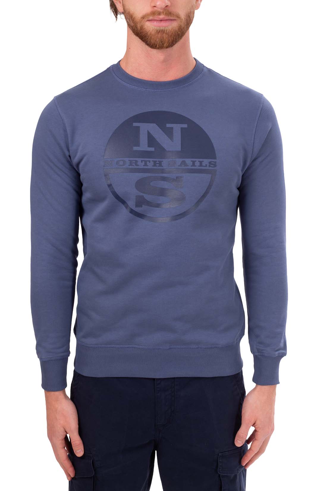 NORTH SAILS - Men's crewneck sweatshirt with logo  - Size XXL-4
