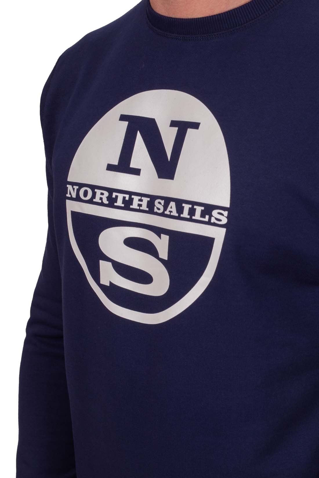 NORTH SAILS - Men's crewneck sweatshirt with logo  - Size XXL-17